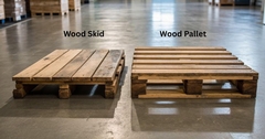 Wood Skid vs Pallet: What Is the Difference?